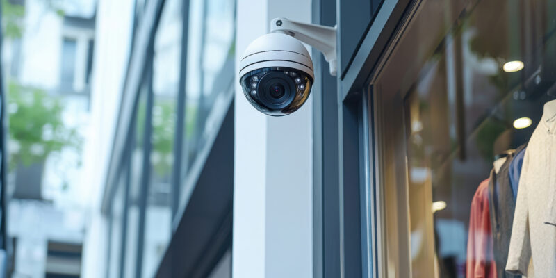 Professional outdoor security camera enhances safety