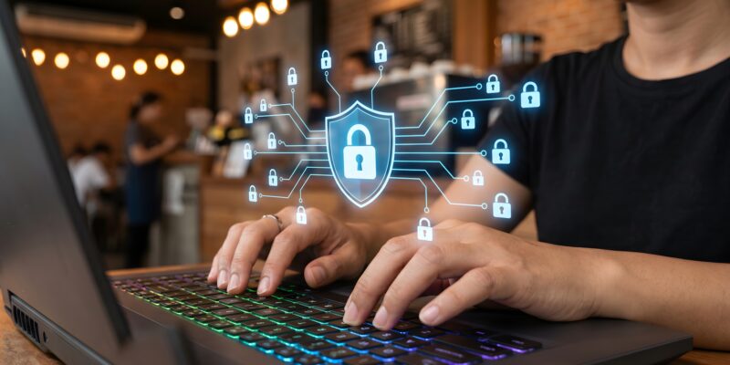 Network security with microsegmentation and access control systems. Firewalls to prevent unauthorized intrusion.